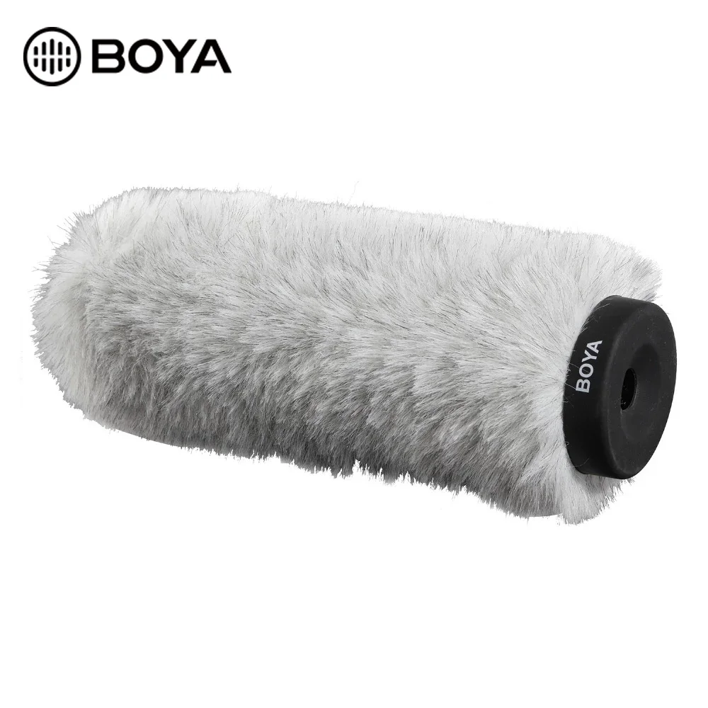 

BOYA BY-P240 Professional Fur Windshield Muff Furry Windscreen for Φ19-23mm Shotgun Microphone Outdoor Interview Mic Accessories