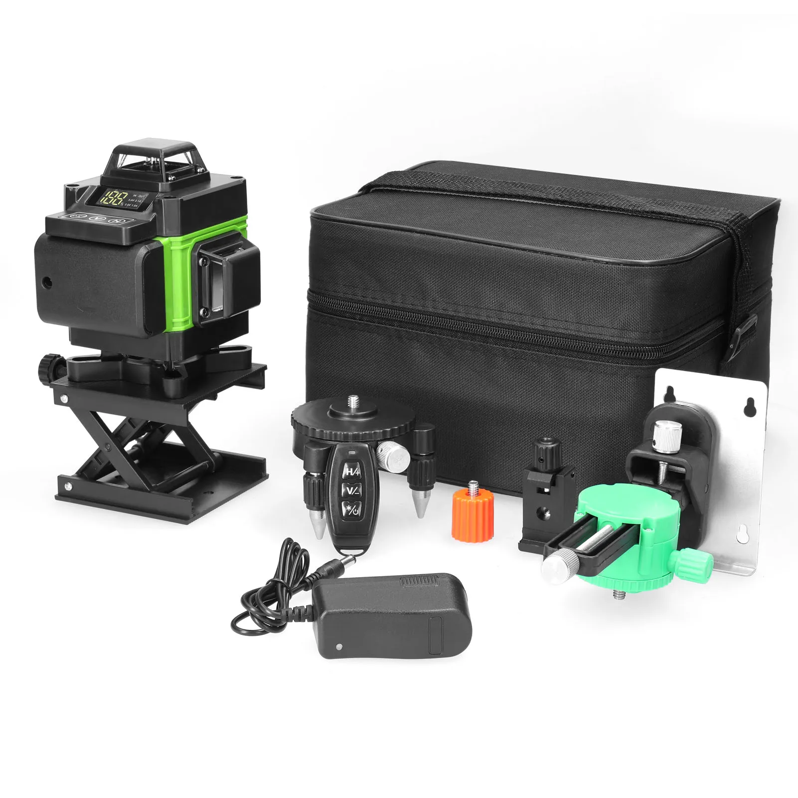 Лазерный уровень 4D 16 линий 3 ° самонивелирующийся аппарат перезаряжаемый по USB