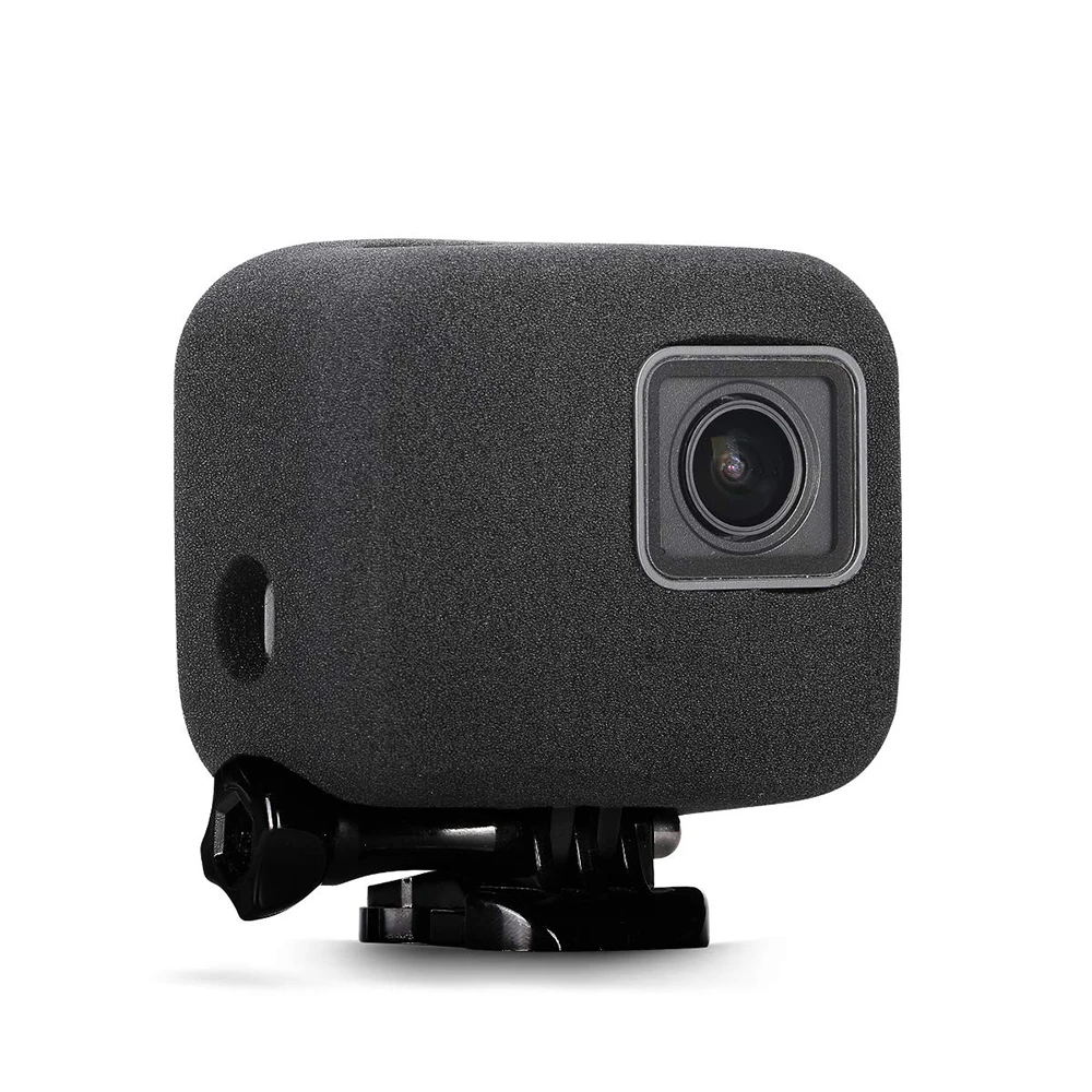

Ветрозащитный пенопластовый чехол с шумоподавлением чехол для Gopro Hero 7 6 5 Поролоновый ветрозащитный экран 2018 черная губка для защиты камеры