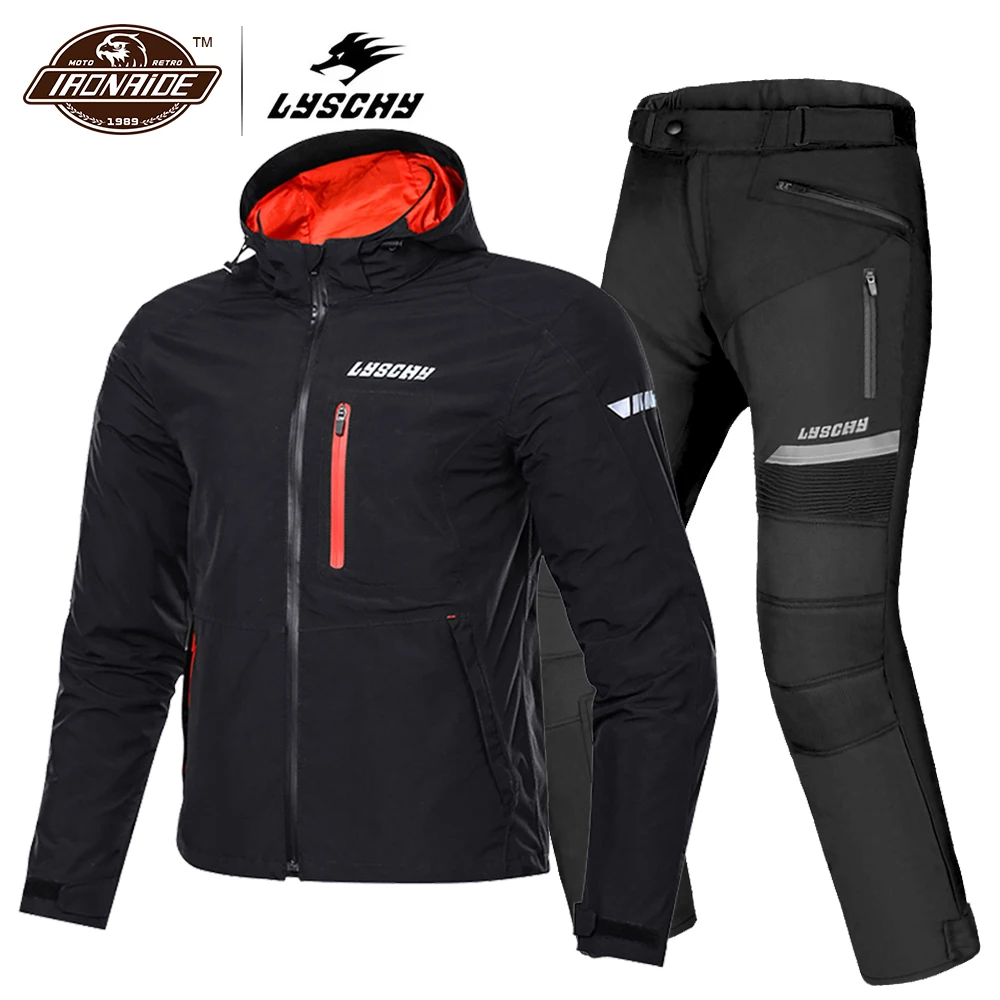 

LYSCHY зимняя мотоциклетная куртка для мужчин, водонепроницаемая мотоциклетная куртка, ветрозащитная мотоциклетная куртка для мотокросса, мо...