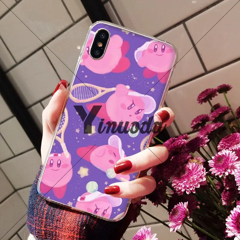 Yinuoda Game Kirby Series Soft Silicone Transparent Phone Case for iPhone X XS MAX 6 6S 7 7plus 8 8Plus 5 5S XR | Мобильные телефоны