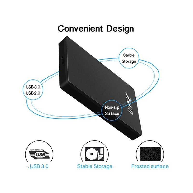 Портативный внешний жесткий диск KESU 120 ГБ USB3.0 SATA совместим с Xbox One/Xbox 360/PS4/Mac/Tablet/PC