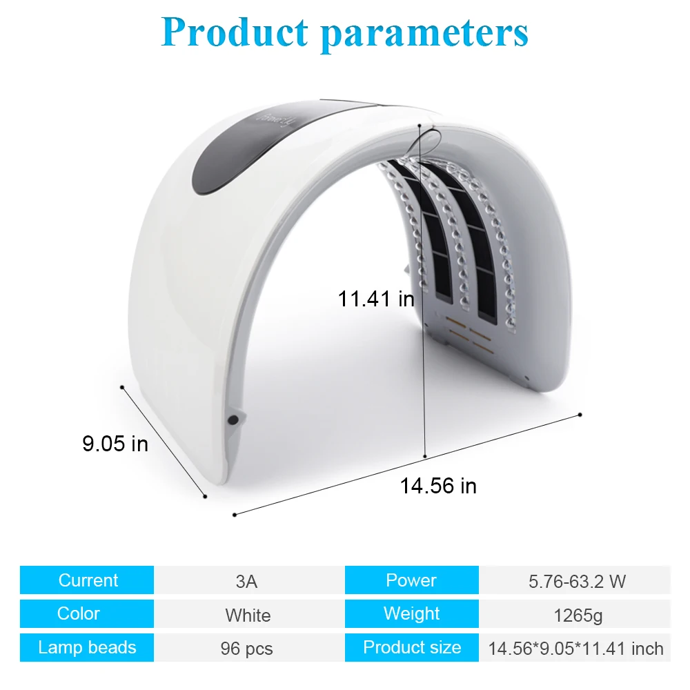 Светодиодная фототерапия косметическое оборудование постоянная лампа для