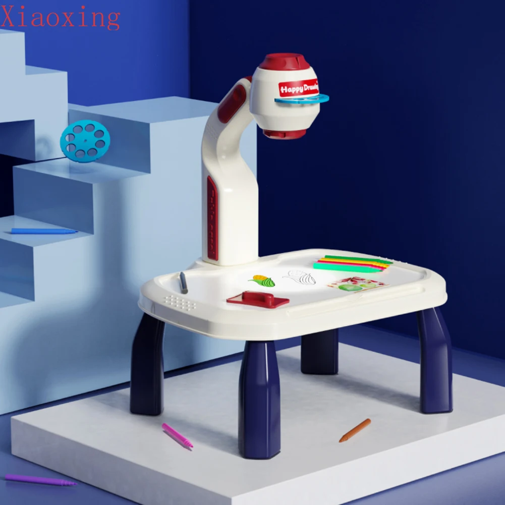 Детский светодиодный проектор художественный стол для рисования игрушки