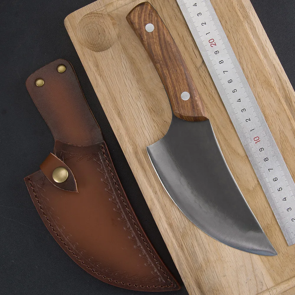 Мясорубка MYVI с цепочкой от Tang кованые Ножи ручной работы шеф повара нож для убоя