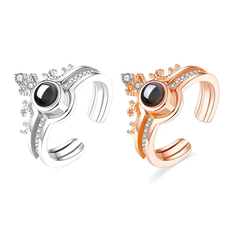 Корона сочетание моды 100 языков я люблю тебя проекционное кольцо