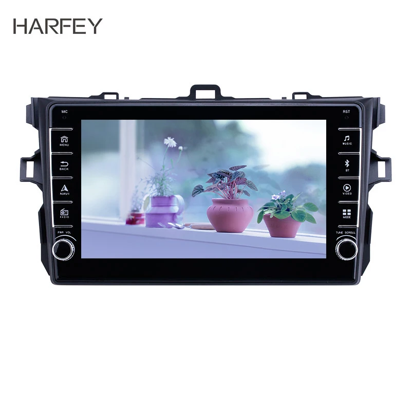 Автомобильный мультимедийный плеер Harfey 2Din HD Android 9 1 Navi для Toyota Corolla 2006 2007 2008 2009 2010