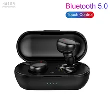 TWS Ear buds Bluetooth Wireless Earphones Anti Noise Gaming Headset Touch Control Earbuds Headphones With Mic for Xiaomi Huawei