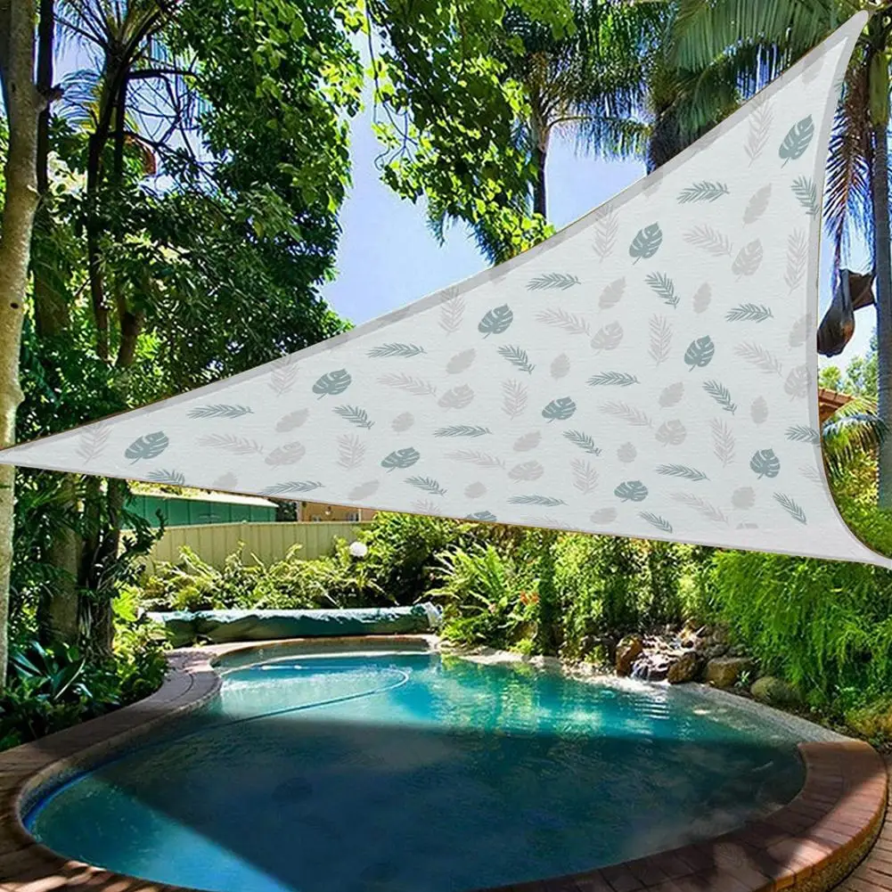 Треугольный тент 3 размера солнцезащитный козырек для наружного сада пляжа