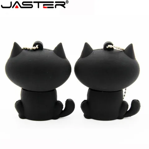 Флэш-накопитель JASTER с милым котом Сейлор Мун Луна, флэш-накопитель серия Сейлор Мун, флэш-накопитель 32 Гб 16 Гб 64 ГБ, usb флэш-накопитель, карта памяти