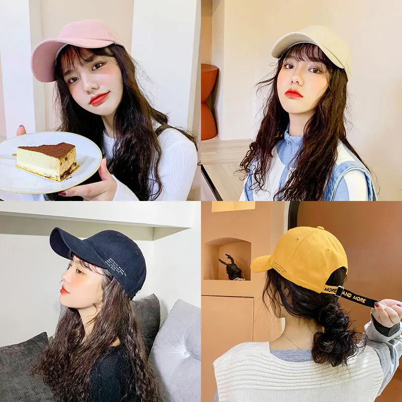 Корейская бейсбольная кепка для женщин и девушек милые шляпы студентов