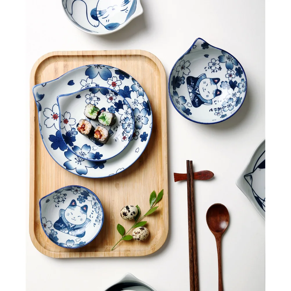 Соусные блюда из 3 предметов креативные милые керамические чаши для приправ