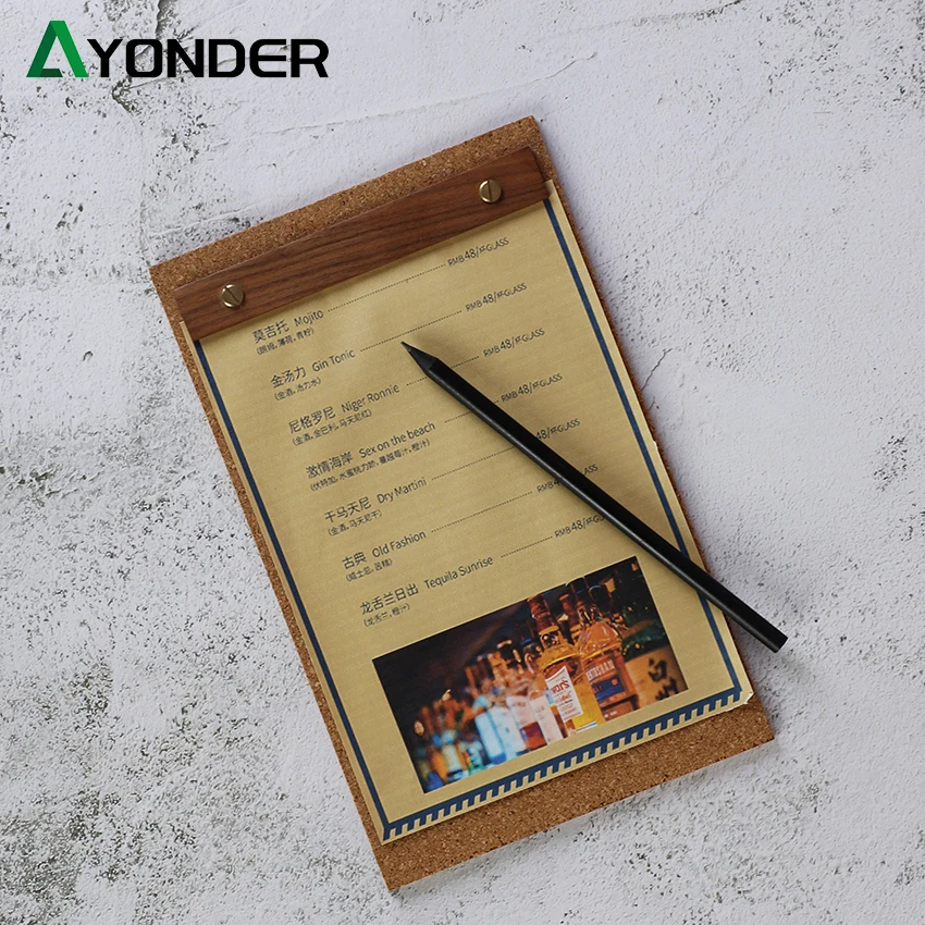 1 шт. деревянная подставка-держатель для меню | Дом и сад