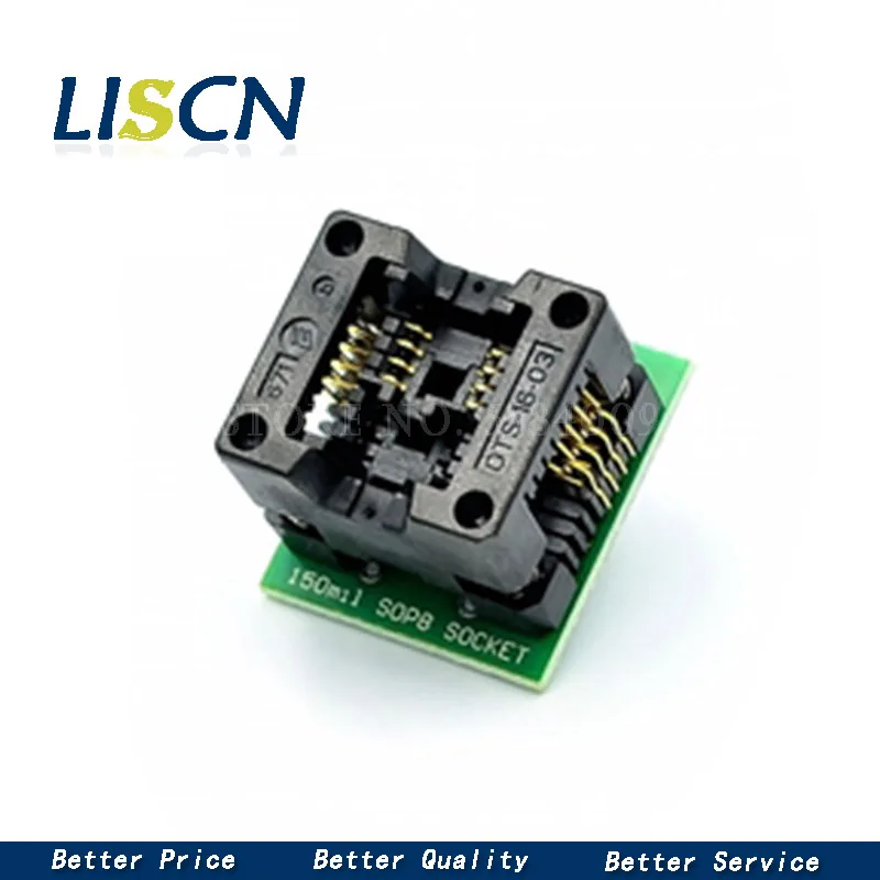 CH341A 24 25 серия EEPROM USB программатор модуль + SOIC8 SOP8 тестовый зажим 1 8 в адаптер DIY