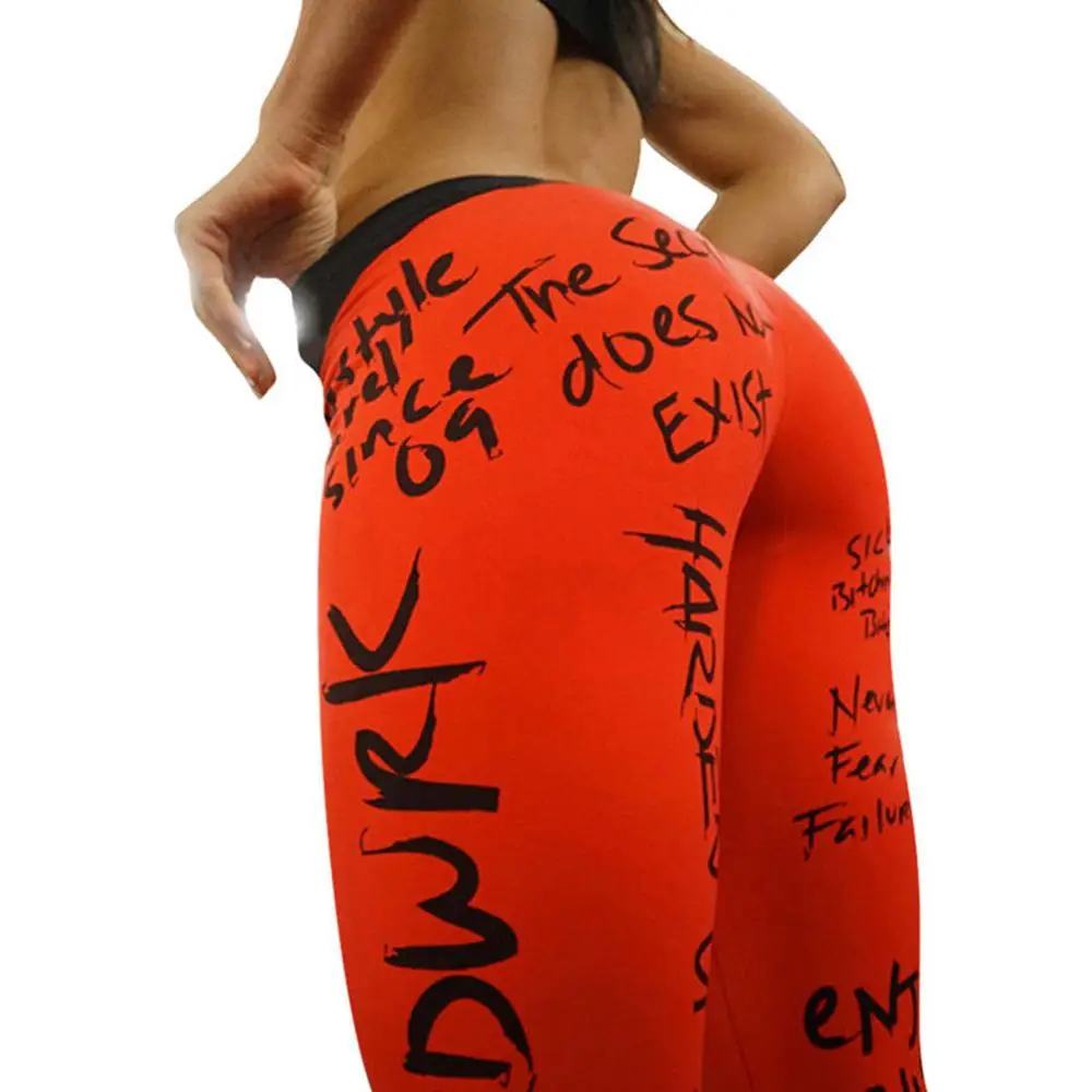 Женские спортивные Леггинсы с надписью JGS1996 штаны для йоги высокой талией и