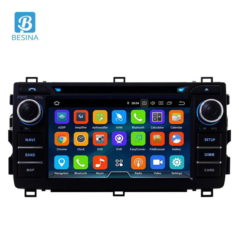 Автомобильный DVD-плеер Besina Android 10 для Toyota AURIS 2013 2014 2015 2016 мультимедиа GPS-навигация
