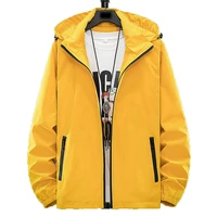 new thin jacket 2021 spring autumn plus size 7xl couples clothes for men and women yellow red gray hooded casual top coat gh80