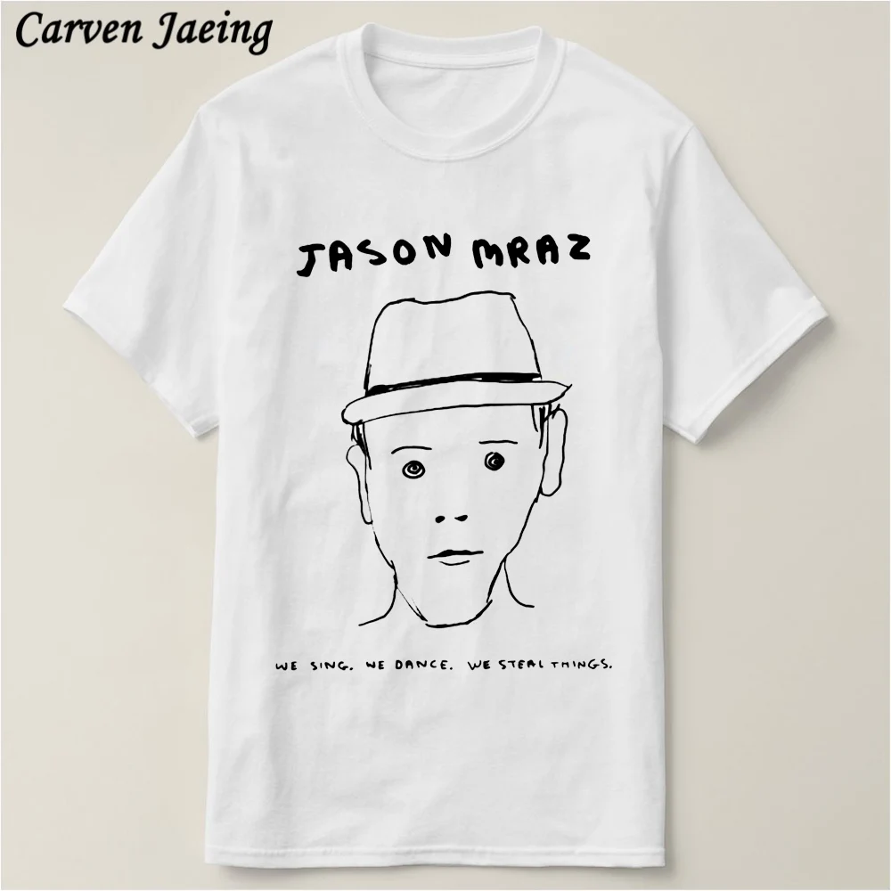 Carvenjaeing в продаже Джейсон Мраз логотип DJ футболка модные электронные музыкальные