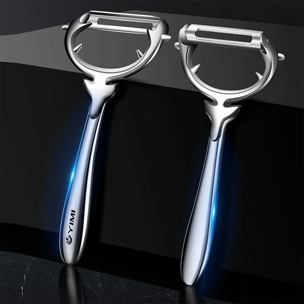 Нож для чистки фруктов и овощей бытовой кухонный инструмент из цинкового сплава