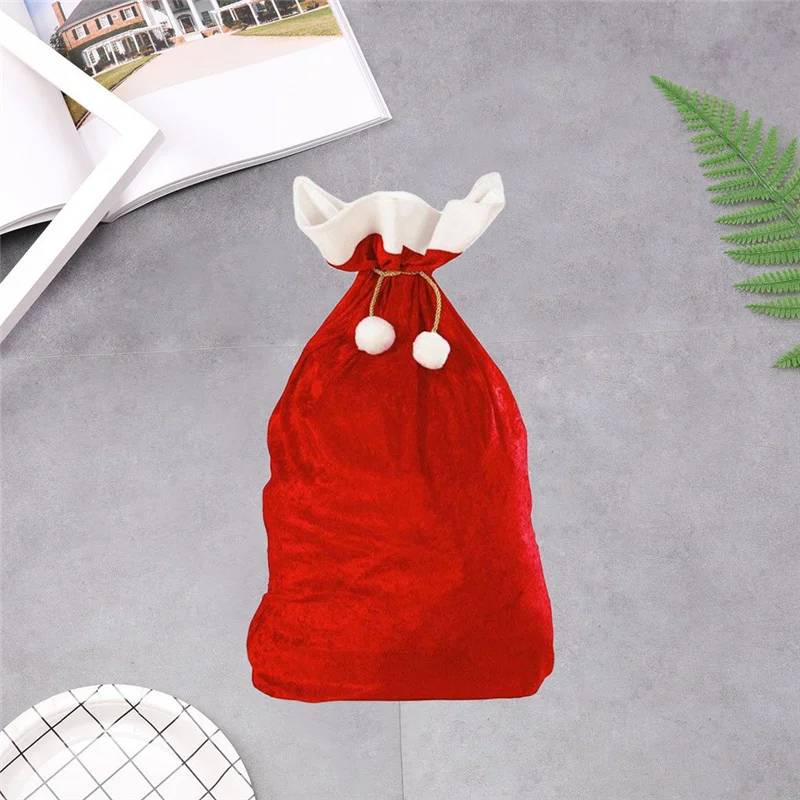 Рождественские украшения для дома плюшевое дерево висячий подарок сумки Санта