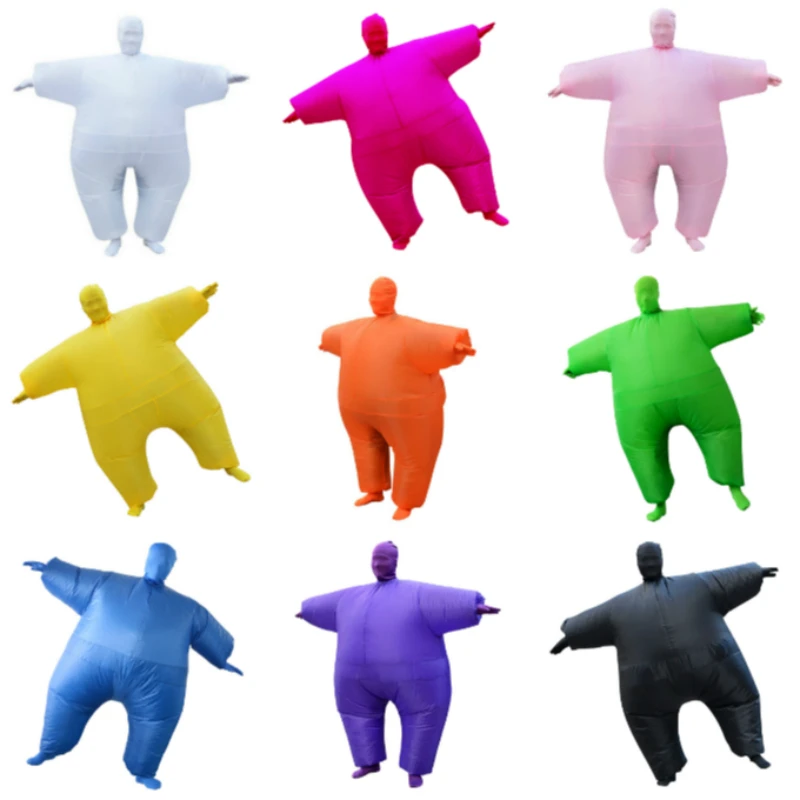 2b Косплей Забавный надувной костюм для взрослых красочного человека Хэллоуин