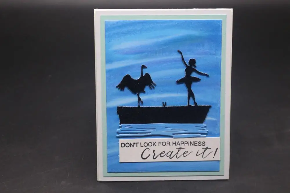 Новое поступление лебедь для скрапбукинга металлическая высечка рукоделие нож