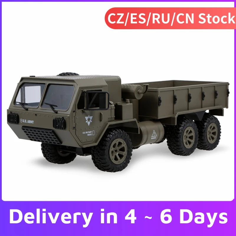 Военный автомобиль Fayee 1/12 6WD 2 4 ГГц RC армейский 20 км/ч внедорожник с супер