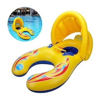 inflatable baby float swimming ring subshade swim float ring mother children swim circle safety swimming toys swim trainer