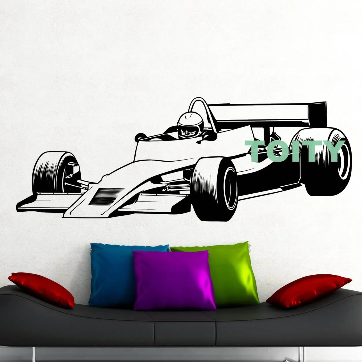 29 дизайнов Спортивная автомобильная гоночная скоростная наклейка F1 для