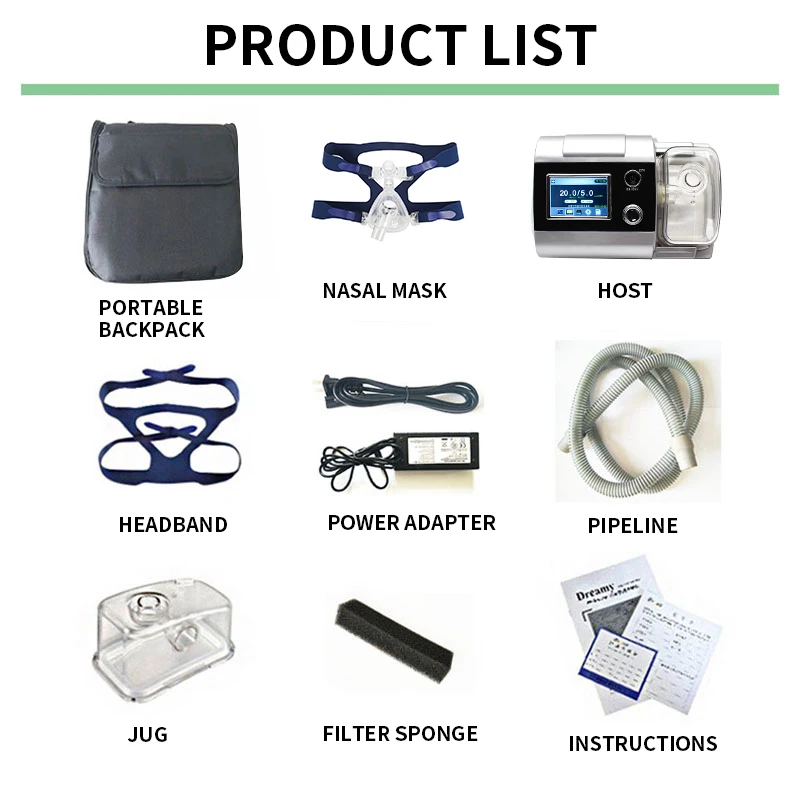 Двухуровневый ST неинвазивный вентилятор медицинский аппарат для вентиляции с