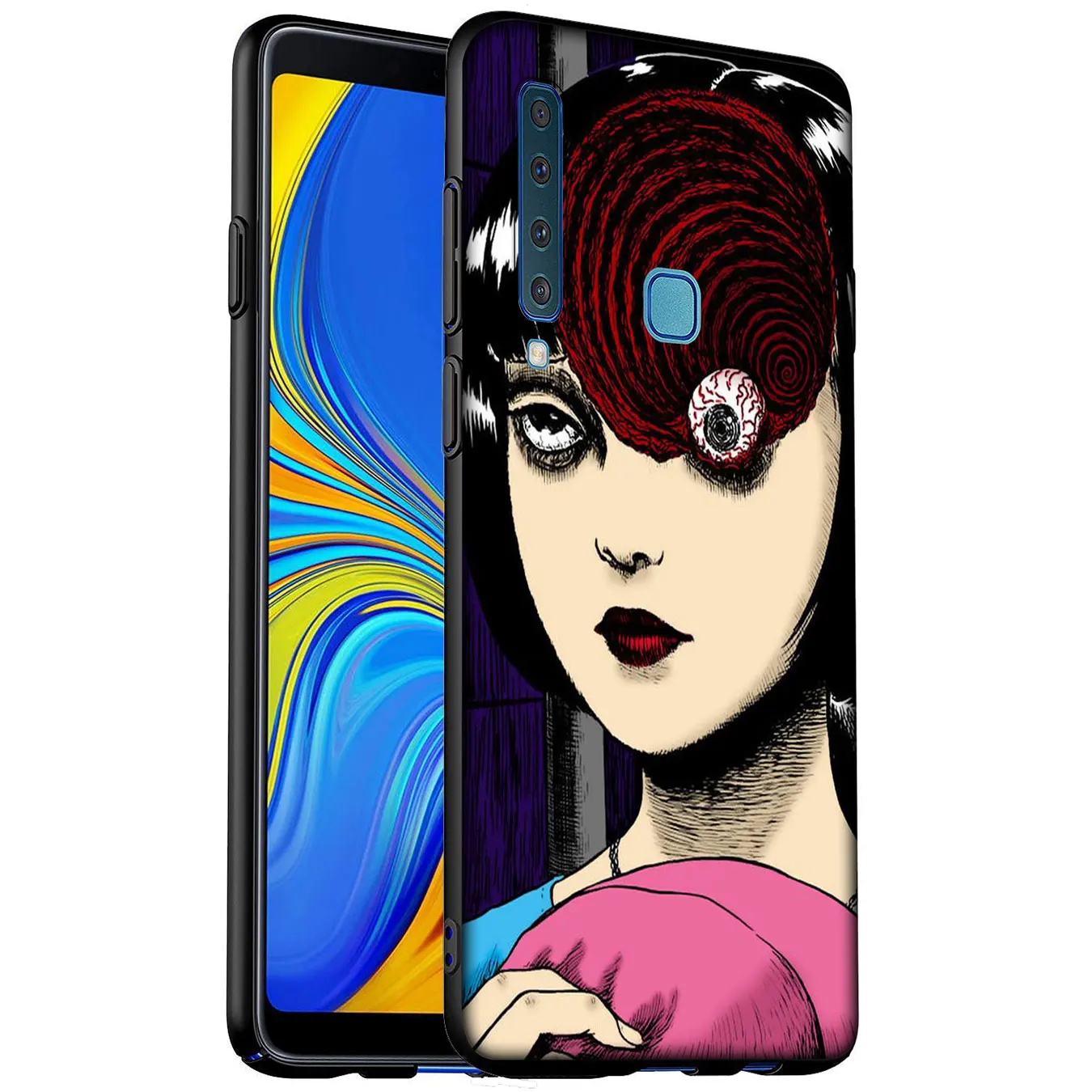 Японский ужасный комикс Мягкий силиконовый чехол для телефона Samsung Galaxy A6 A7 A8 A9 2018