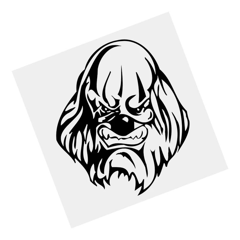 

11779# Clown Jester V79 Self-adhesive Car Sticker Black Vinyl Decal Waterproof for Motorcycle Bumper Transparent Background
