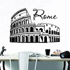 Креативная римская архитектура, настенная наклейка, виниловое искусство, домашний декор для детской комнаты, украшение для дома сделай сам из ПВХ, настенное украшение