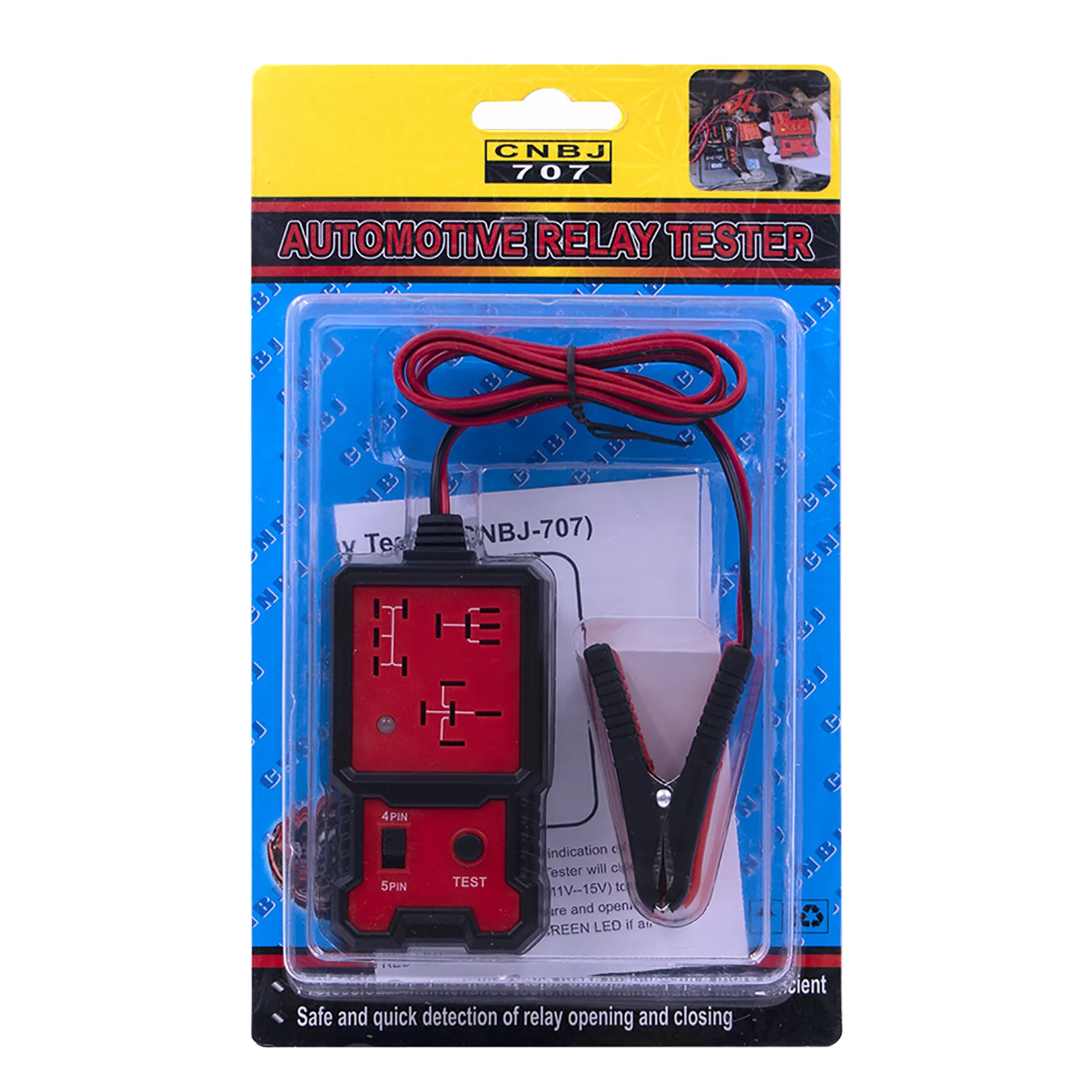 

Automotive Relay Tester 12V Electronic Car Battery Checker Tool Car Diagnostic Equipment