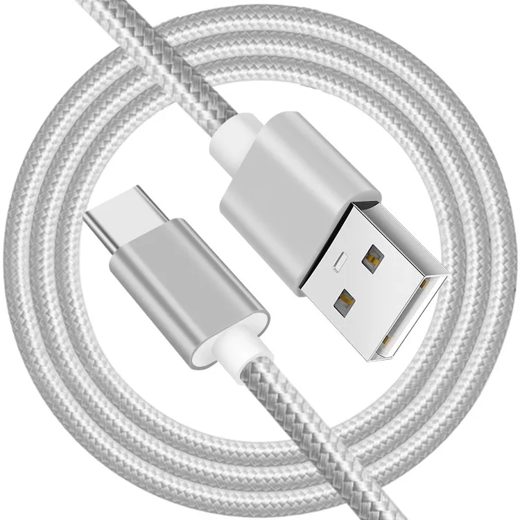 USB-кабель в нейлоновой оплетке для зарядки и передачи данных Huawei Mate 10 20 30 Pro Honor 8 9 V20
