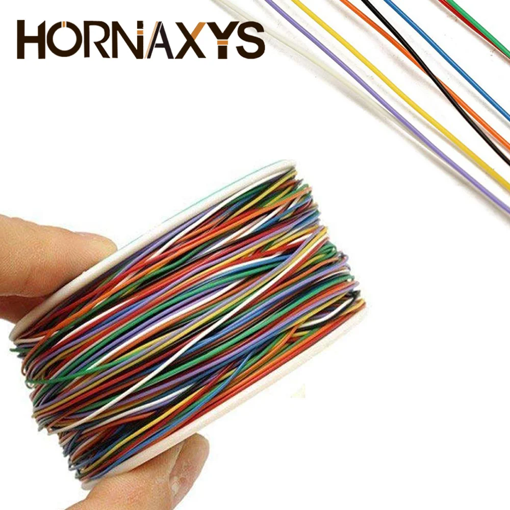 8 цветов 280 м 30AWG обмоточный провод Луженая Медь PCB Кабель макетная плата Перемычка