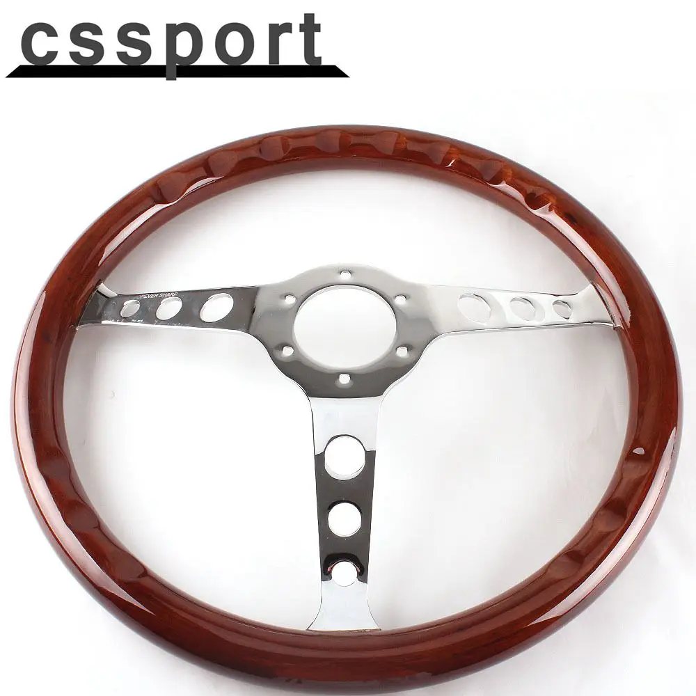 Рулевое колесо 380 мм 15 дюймов с пуговицами из рога | Автомобили и мотоциклы