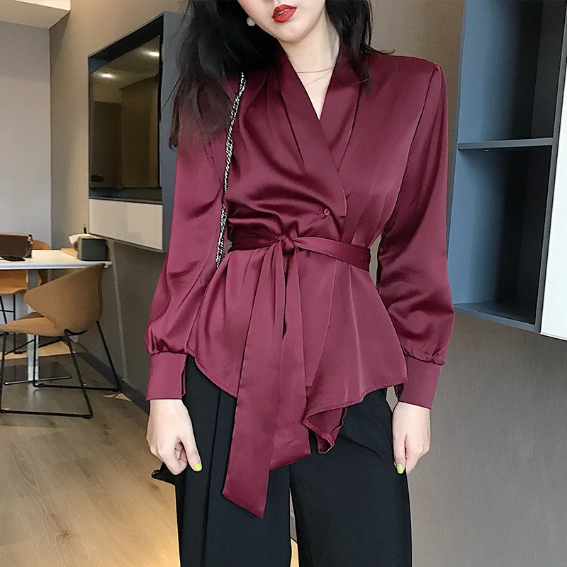 

ulzzang v- blusas mujer de moda