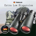 Бинокль TROSCAS мощный, 1012x50 линзы ED, Водонепроницаемый IPX7 призматический оптический HD-телескоп Bak4 для кемпинга и охоты