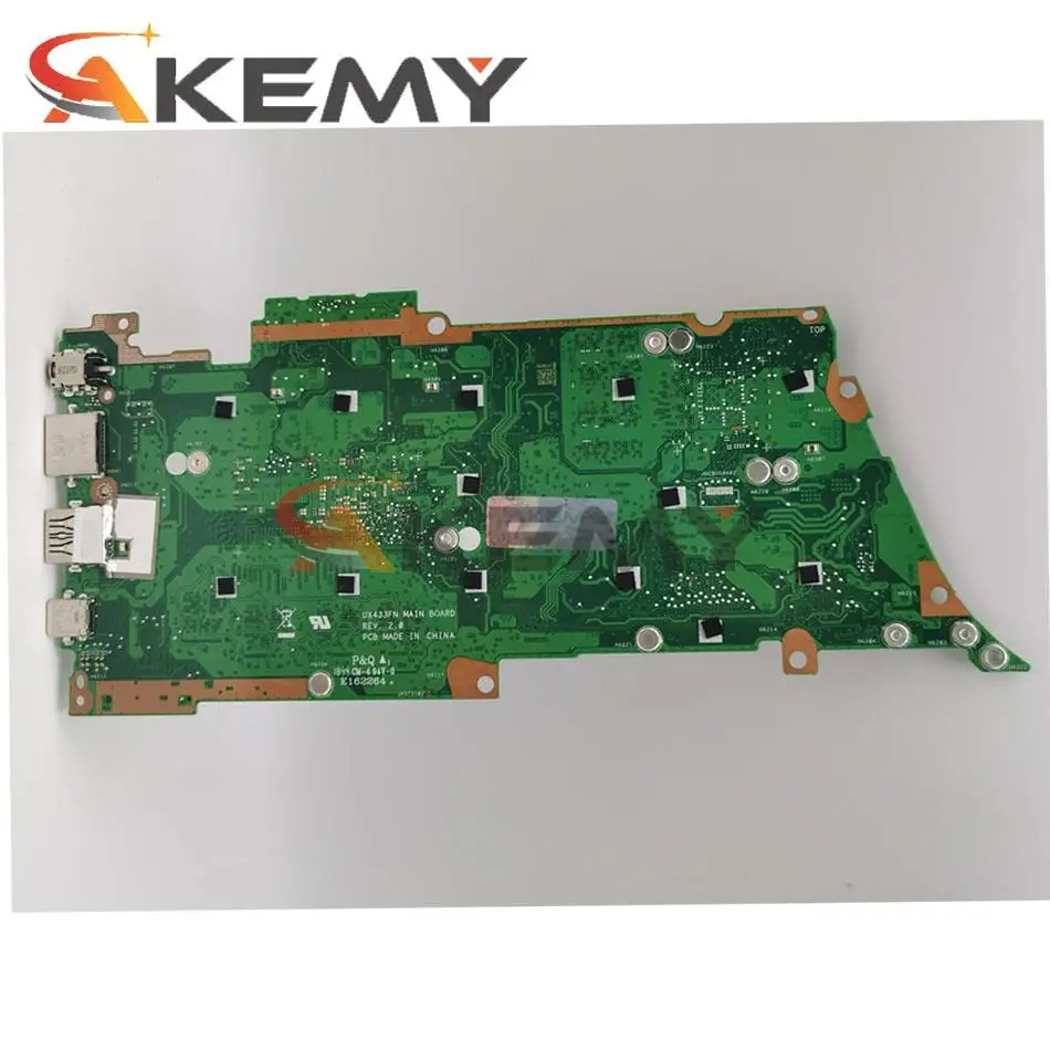 ux433fa motherboard for asus zenbook ux433fn ux433f u4300f ux433fa laotop mainboard 100 full test w i7 8565u 8gbram free global shipping