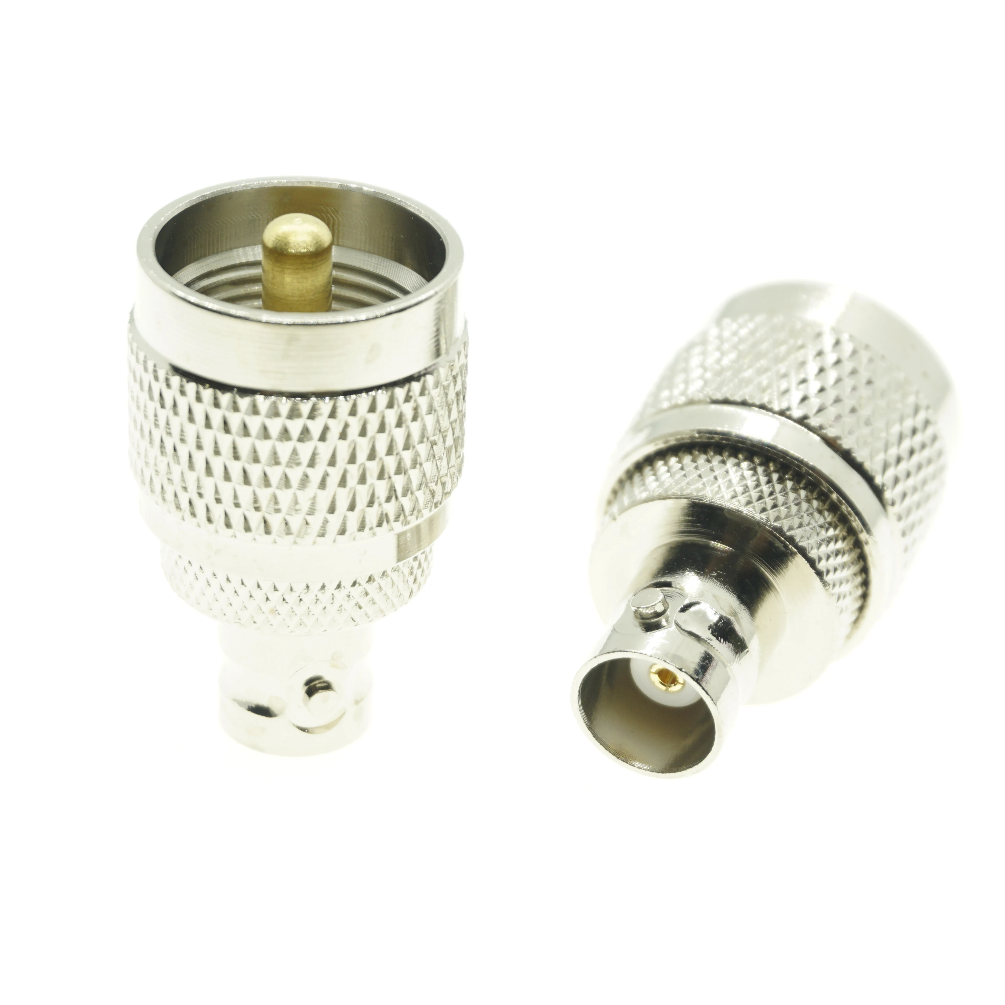 Разъем BNC Q9 к UHF PL259 SO239 разъем Female Male Jack никелированная латунь прямой Коаксиальный