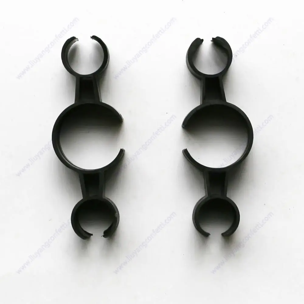 Безопасность Черный лед пластиковый зажим бутылки шампанского на день рождения