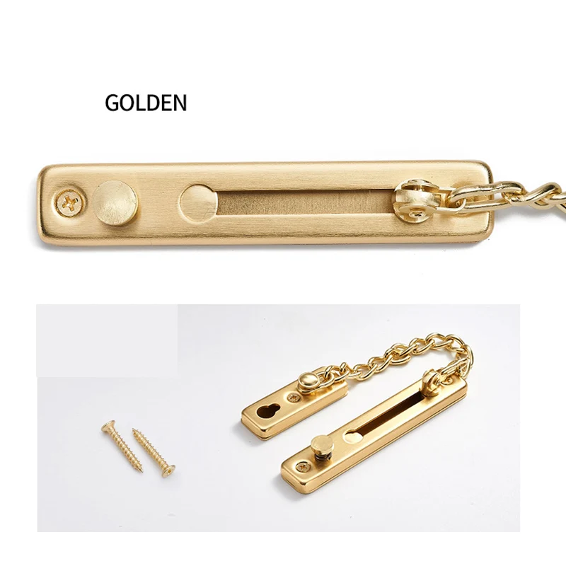 304 нержавеющая сталь Противоугонная дверная цепь замок для домашней