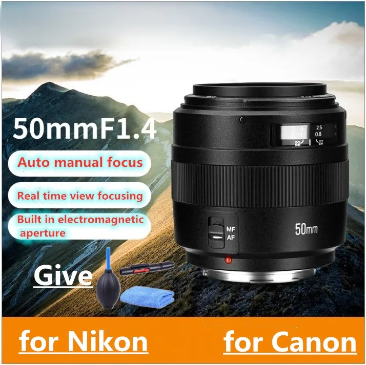 Объектив YONGNUO YN50mm основной объектив для камеры Canon|Объективы фотоаппаратов| |