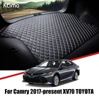 Кожаный коврик для багажника автомобиля Toyota Camry 2017, 2018, 2019, коврик для багажника XV70, подкладка для заднего багажника Camry
