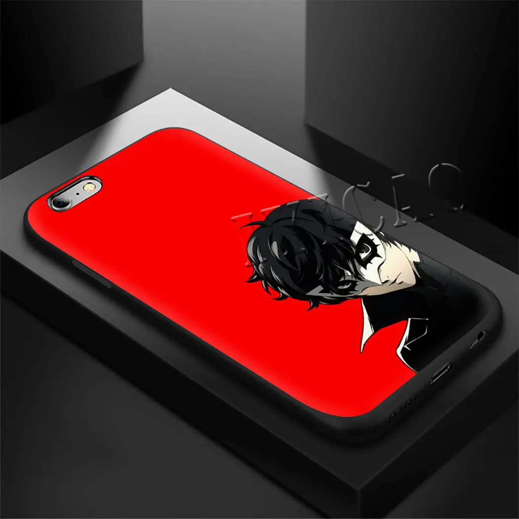 Персона 5 Джокер Мягкий силиконовый чехол для телефона iPhone 6 7 8 11 5S 6s Plus X XS XR Max Pro |