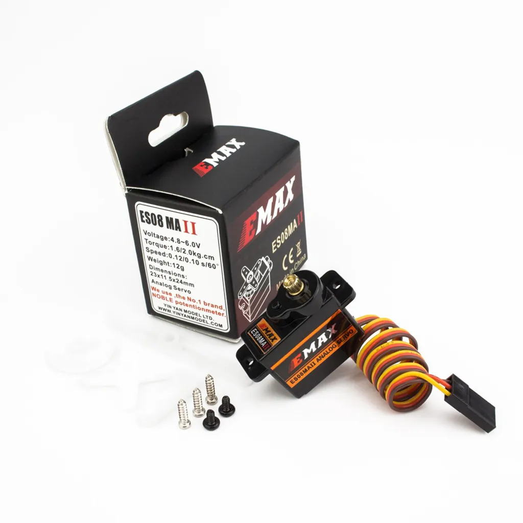 HIINST 1 Set Metal Gear Servo Mini 12g/1.8kg/10sec ES08 High-speed Tool Parts | Игрушки и хобби