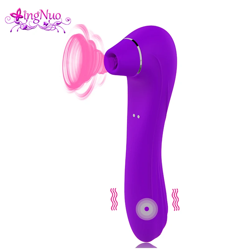 Мощный G spot головка с сосать вибратор Для женщин Стимулятор клитора Секс Вибратор