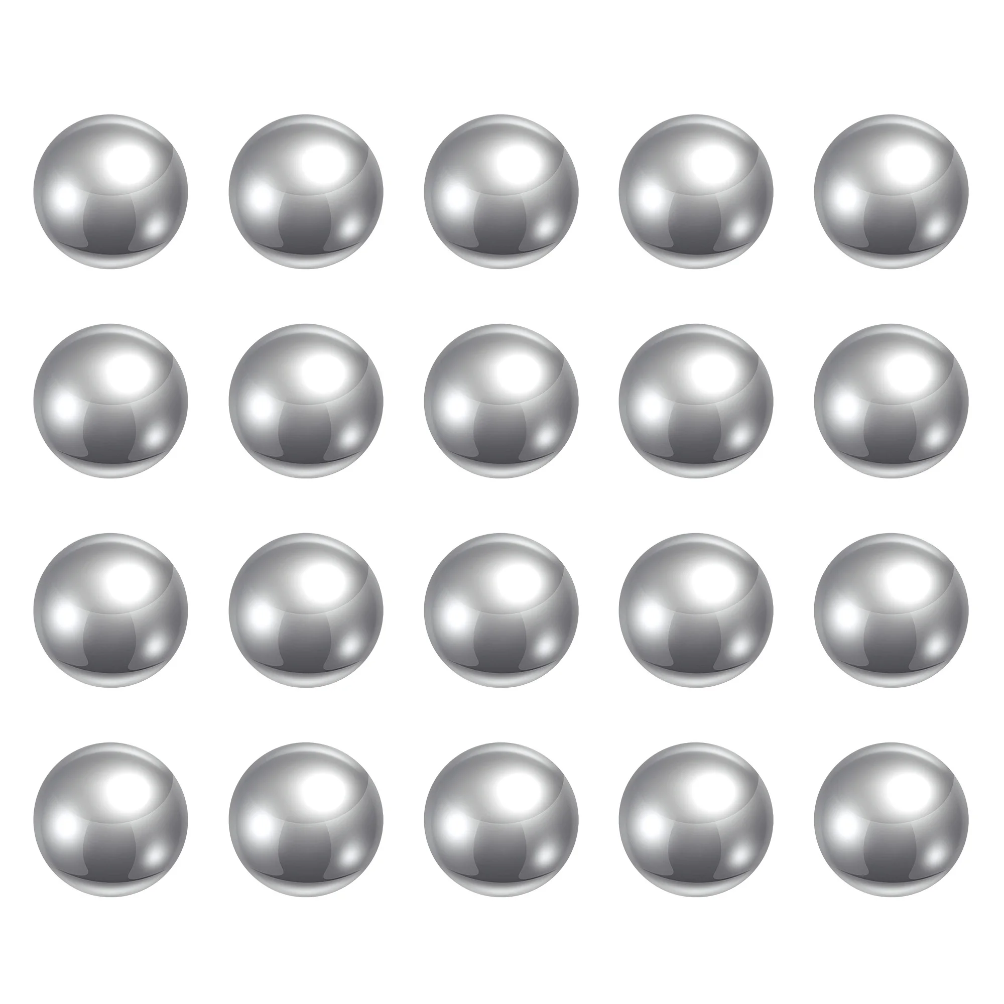

Uxcell 20 Pcs 13.5mm 201 Stainless Steel Bearing Balls G200 Precision