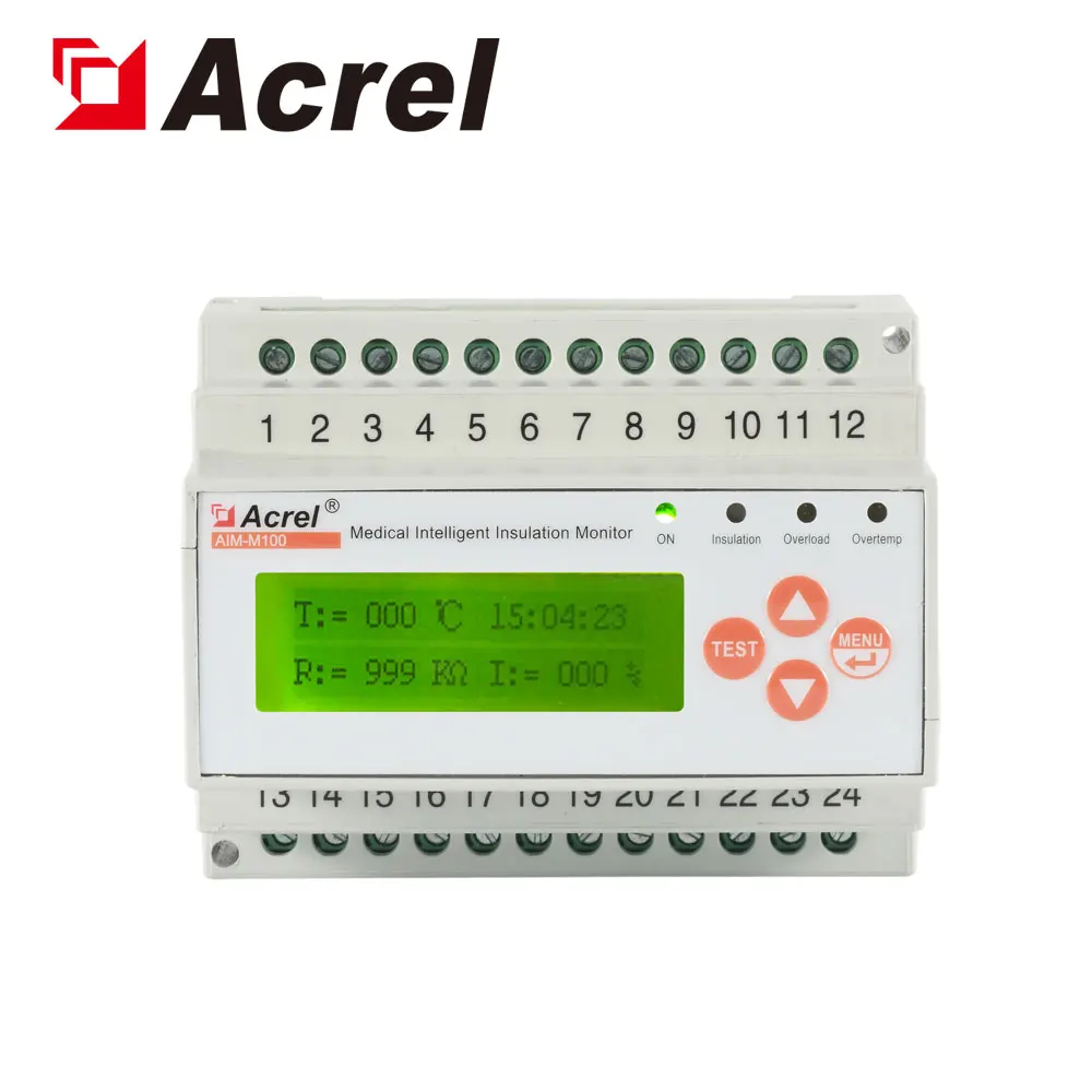 

Acrel AIM-M100 medical intelligent insulation monitoring instrument with relay alarm output